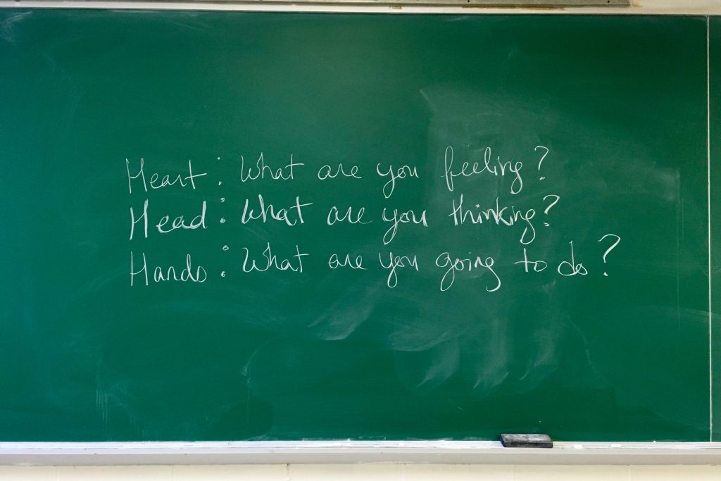 Heart, Head, Hands Questions