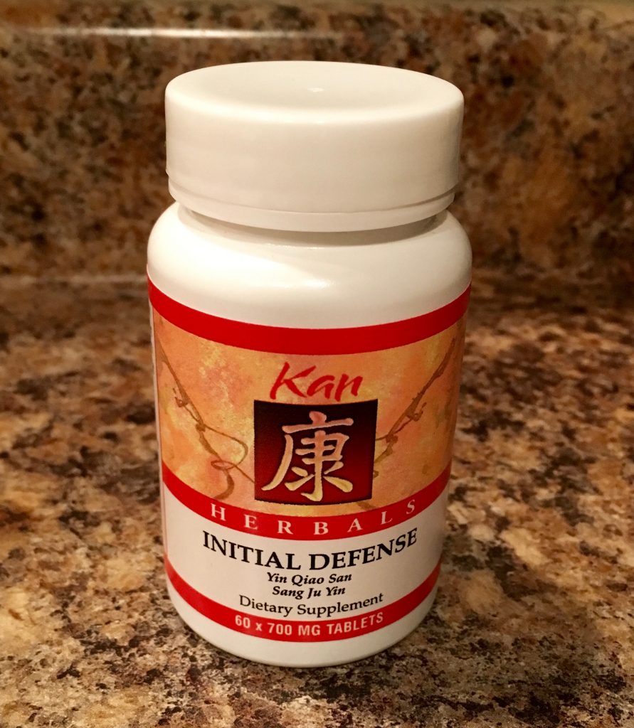 “Initial Defense” herbs recommended by my acupuncturist.