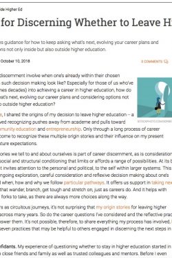 This hyperlinked screenshot shows the article (black text against a white background) as it appears in Inside Higher Ed.
