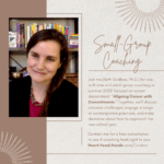 Image shows an image of me smiling and reads: “Join me (Beth Godbee, Ph.D.) for one-with-one and small-group coaching in summer 2022 focused on career discernment: "Aligning Career with Commitments." Together, we'll discuss common challenges, engage a range of contemplative practices, and make decisions about how to approach the new school year. Contact me for a free consultation to see if coaching feels right to you: Heart-Head-Hands.com/Contact.”